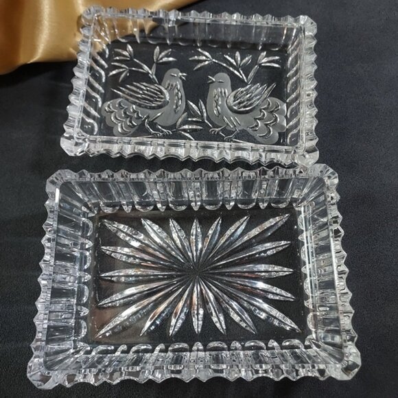 Hofbauer Byrdes Highly Collectible Crystal Bird Box - Picture 6 of 8
